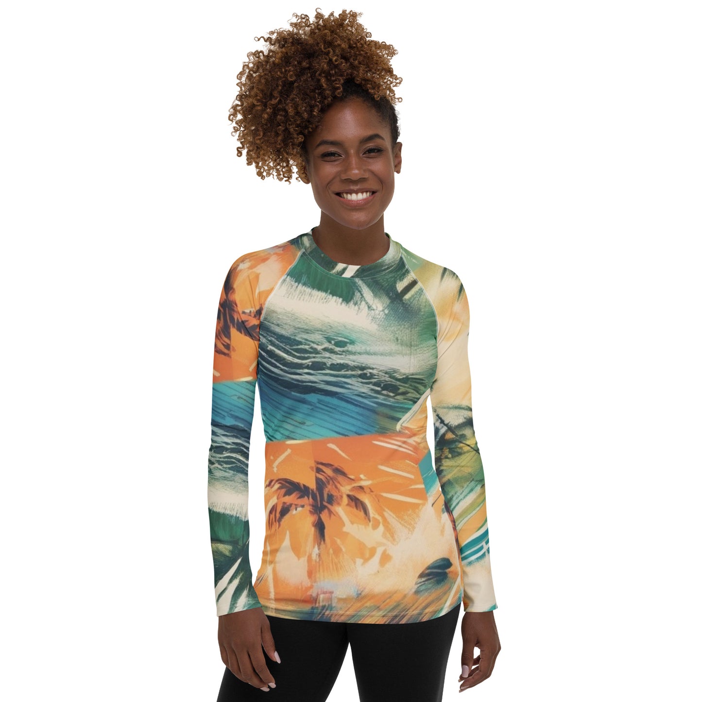 Women's Beach Life Rash Guard