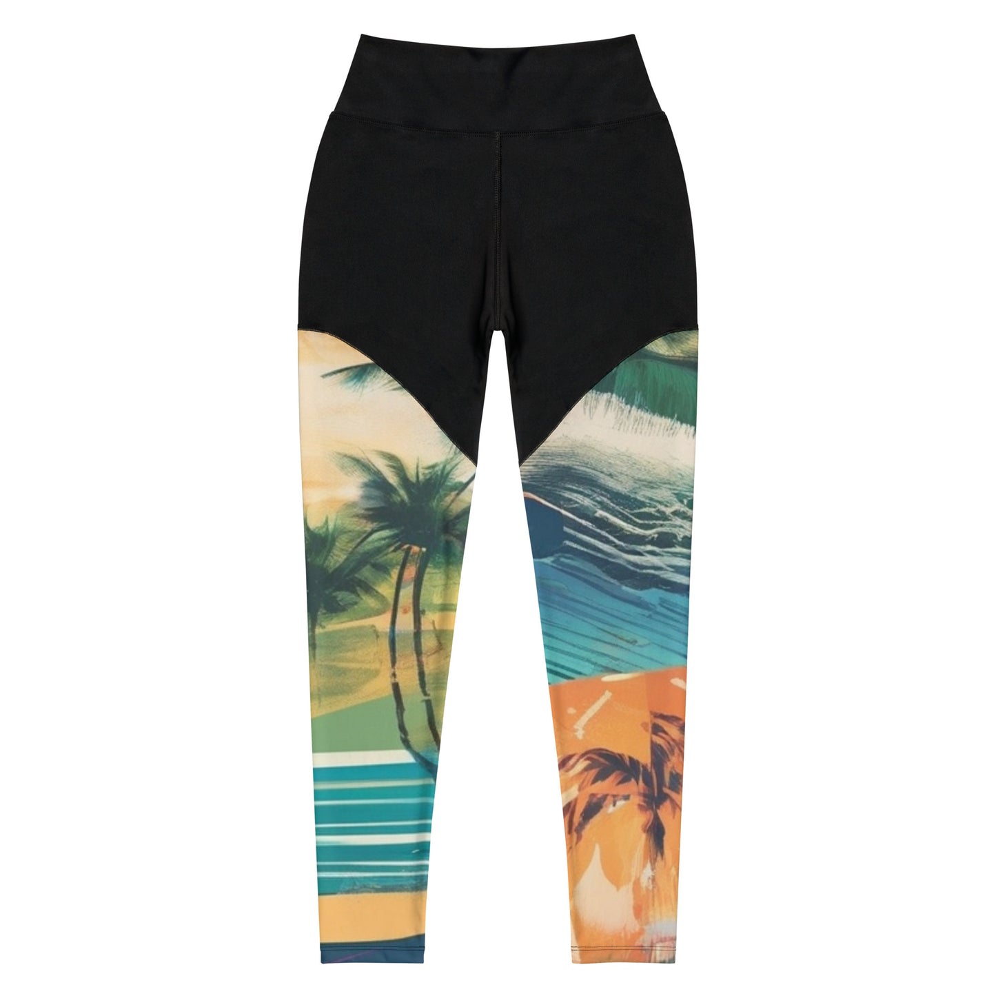 Beach Life Sports Leggings