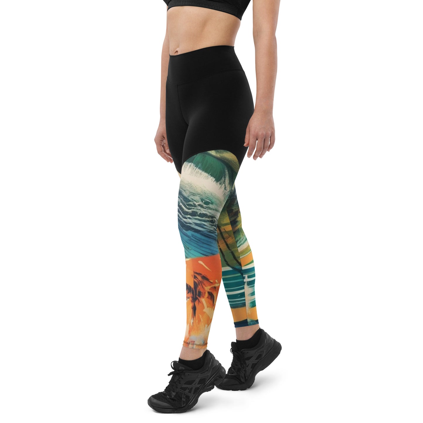 Beach Life Sports Leggings