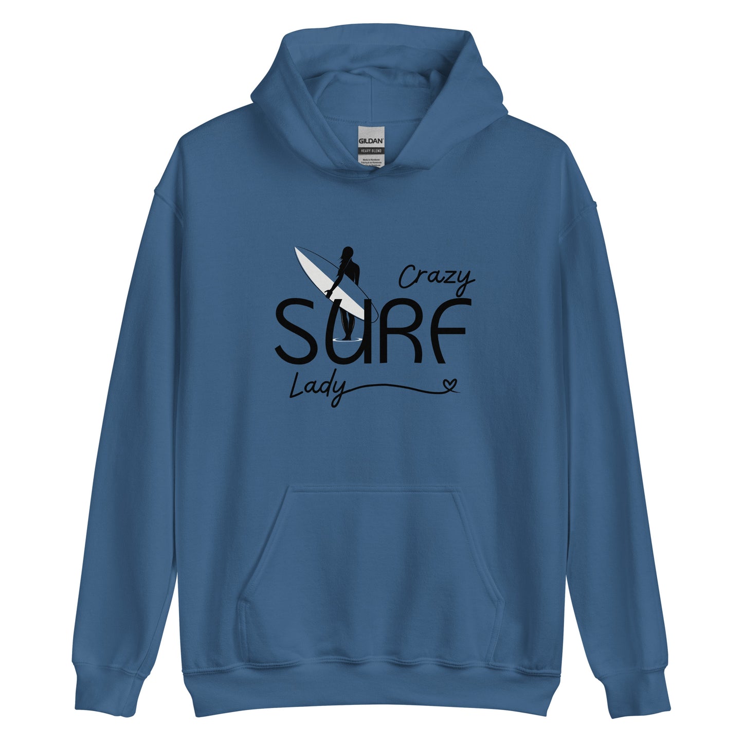 Crazy Surf Lady Hoodie