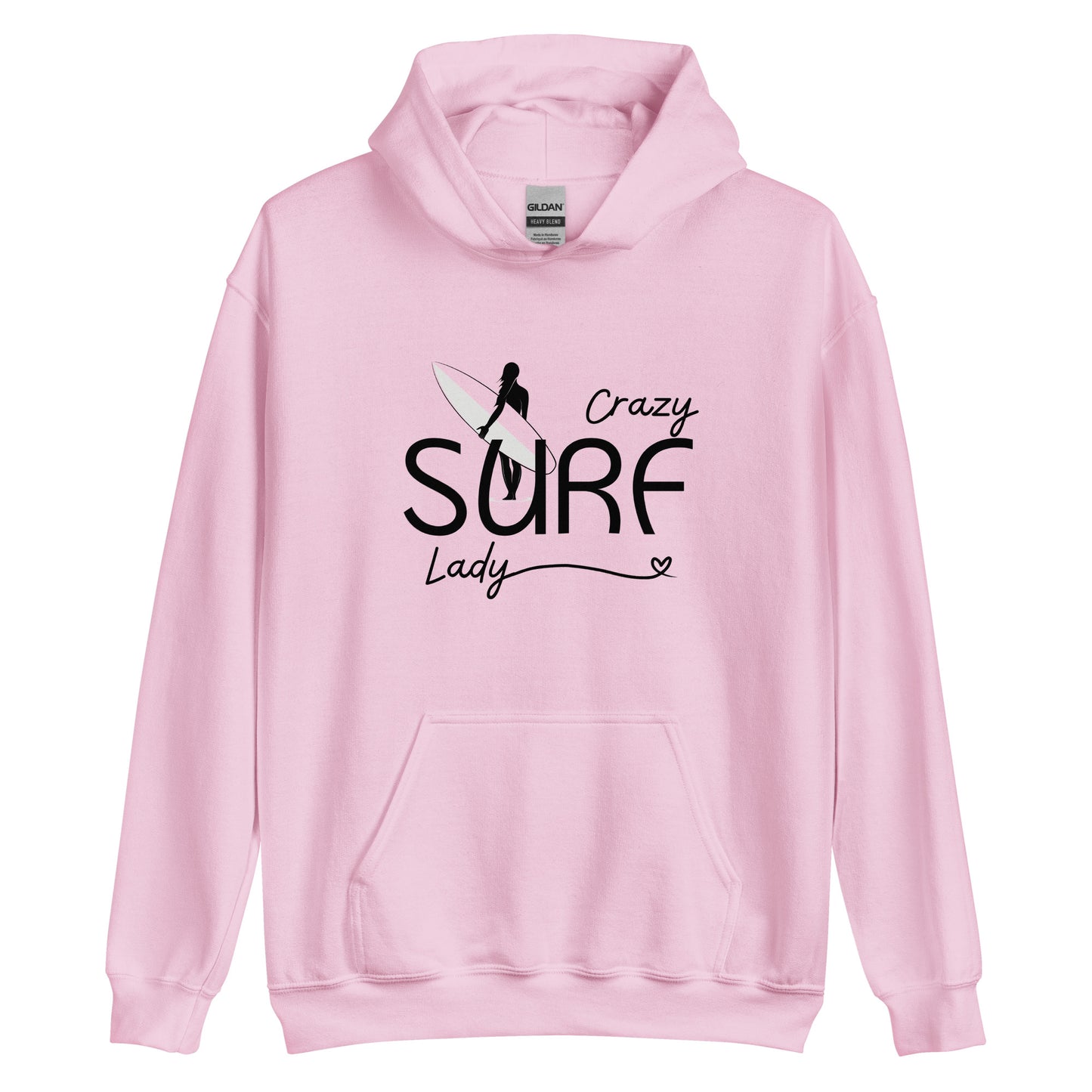 Crazy Surf Lady Hoodie