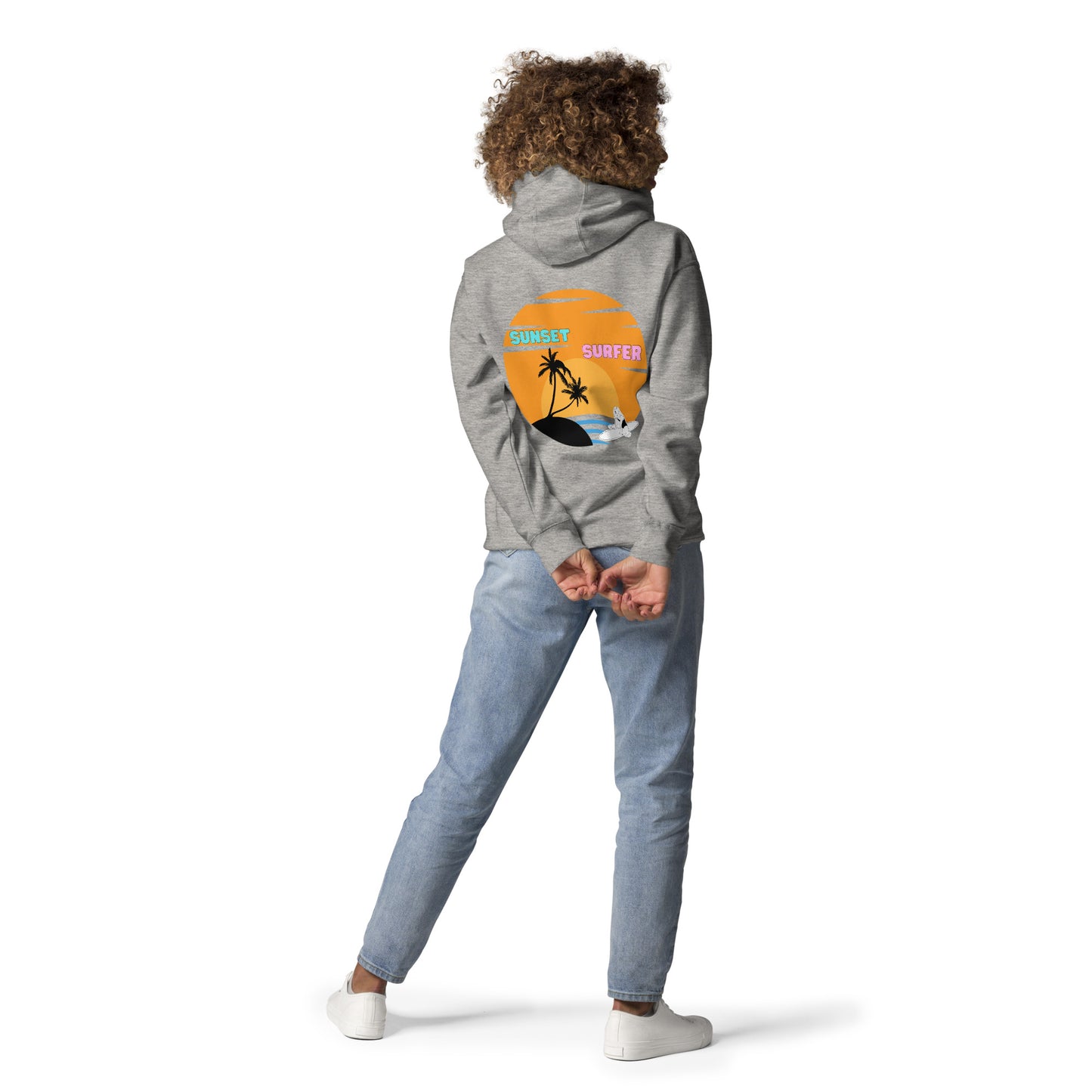 Sunset Surfer Premium Hoodie