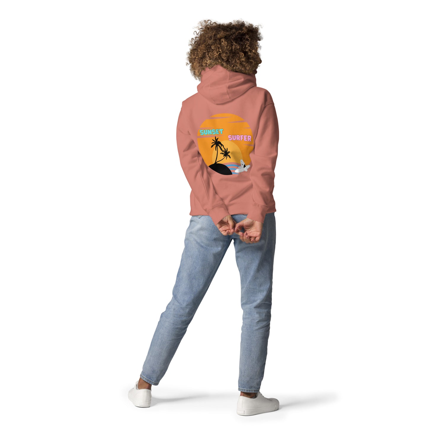 Sunset Surfer Premium Hoodie