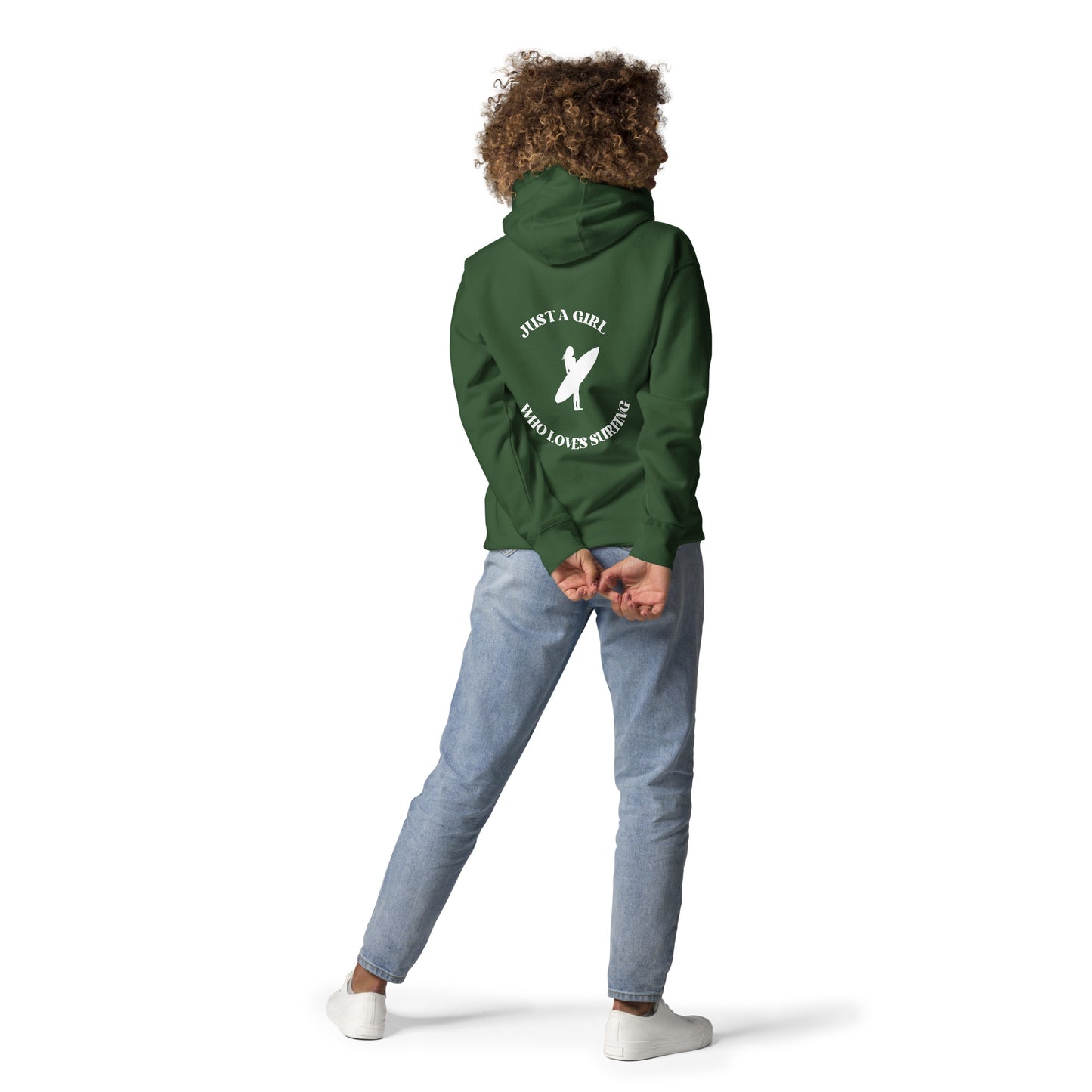 Just A Girl Premium Hoodie