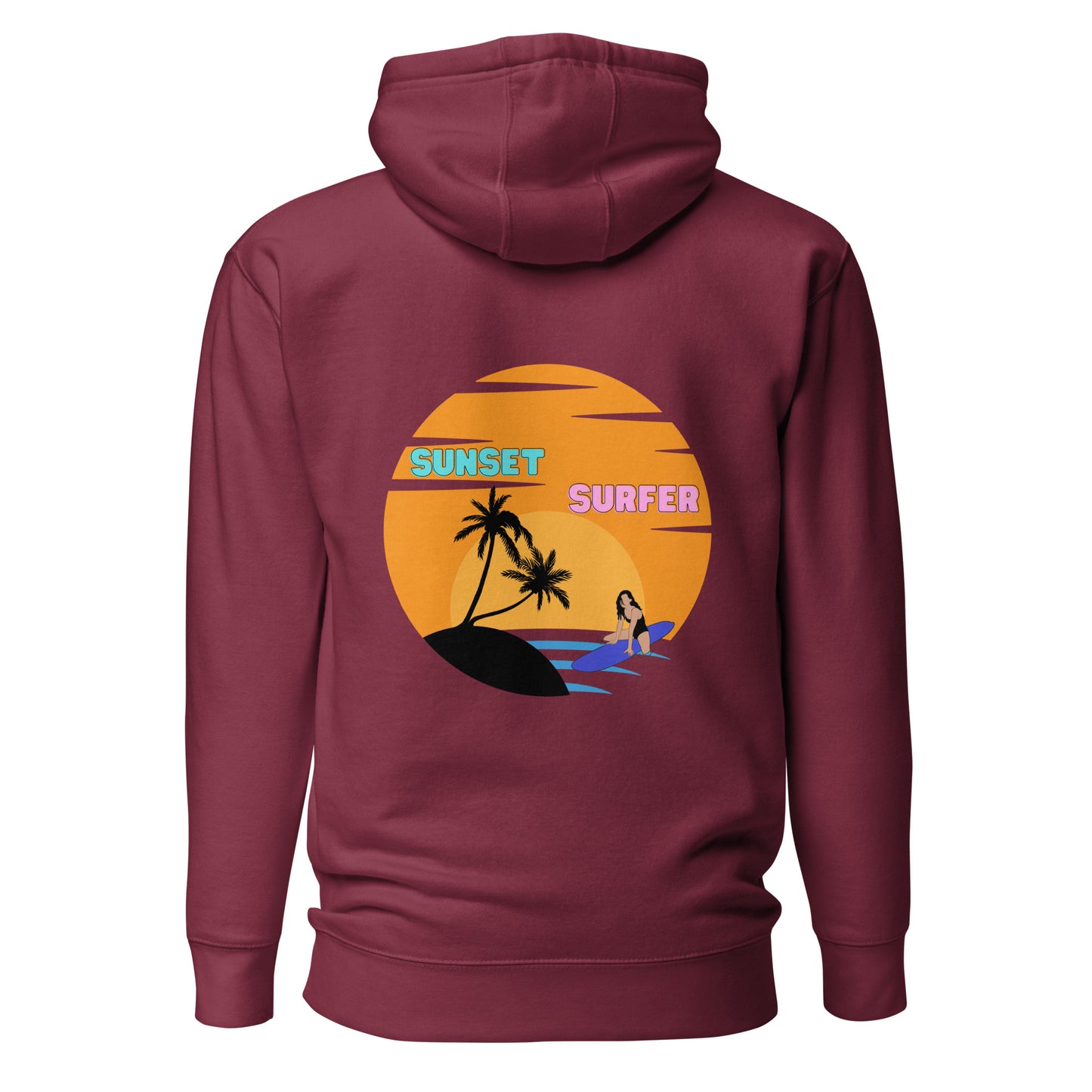 Sunset Surfer Premium Hoodie