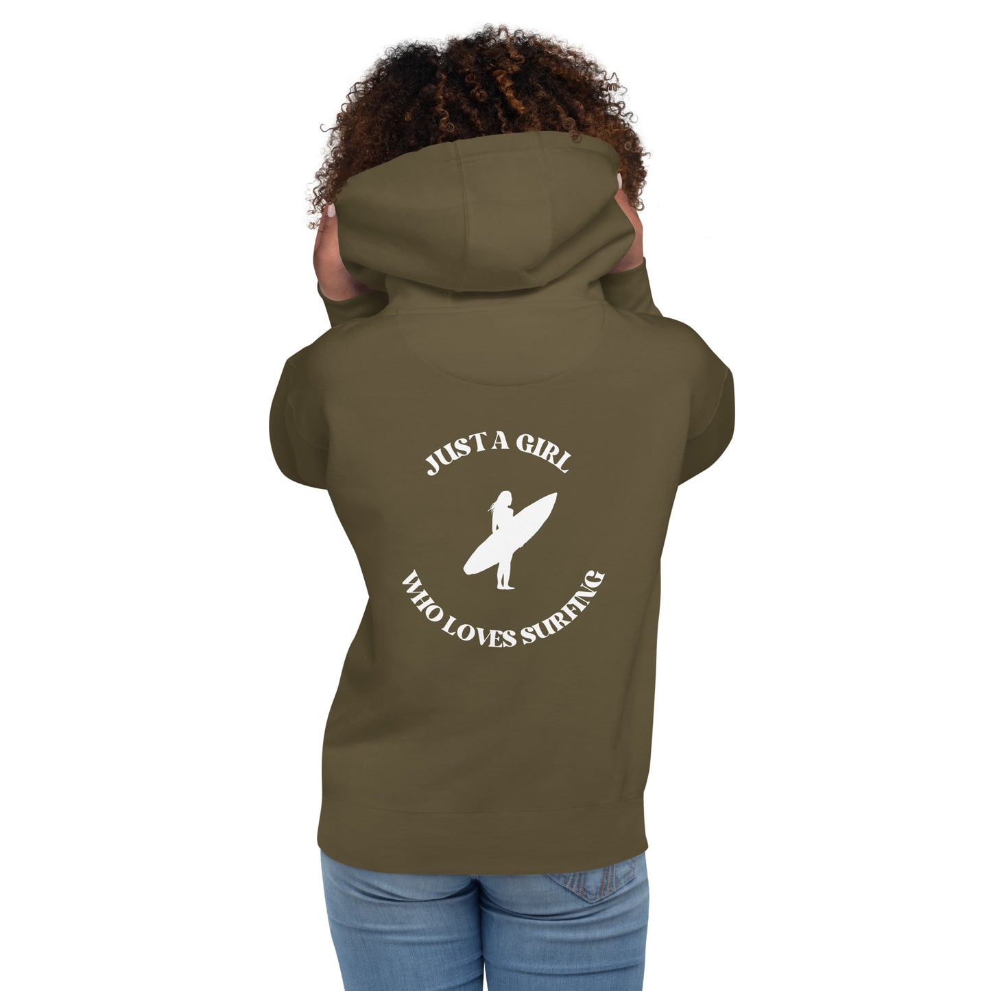 Just A Girl Premium Hoodie