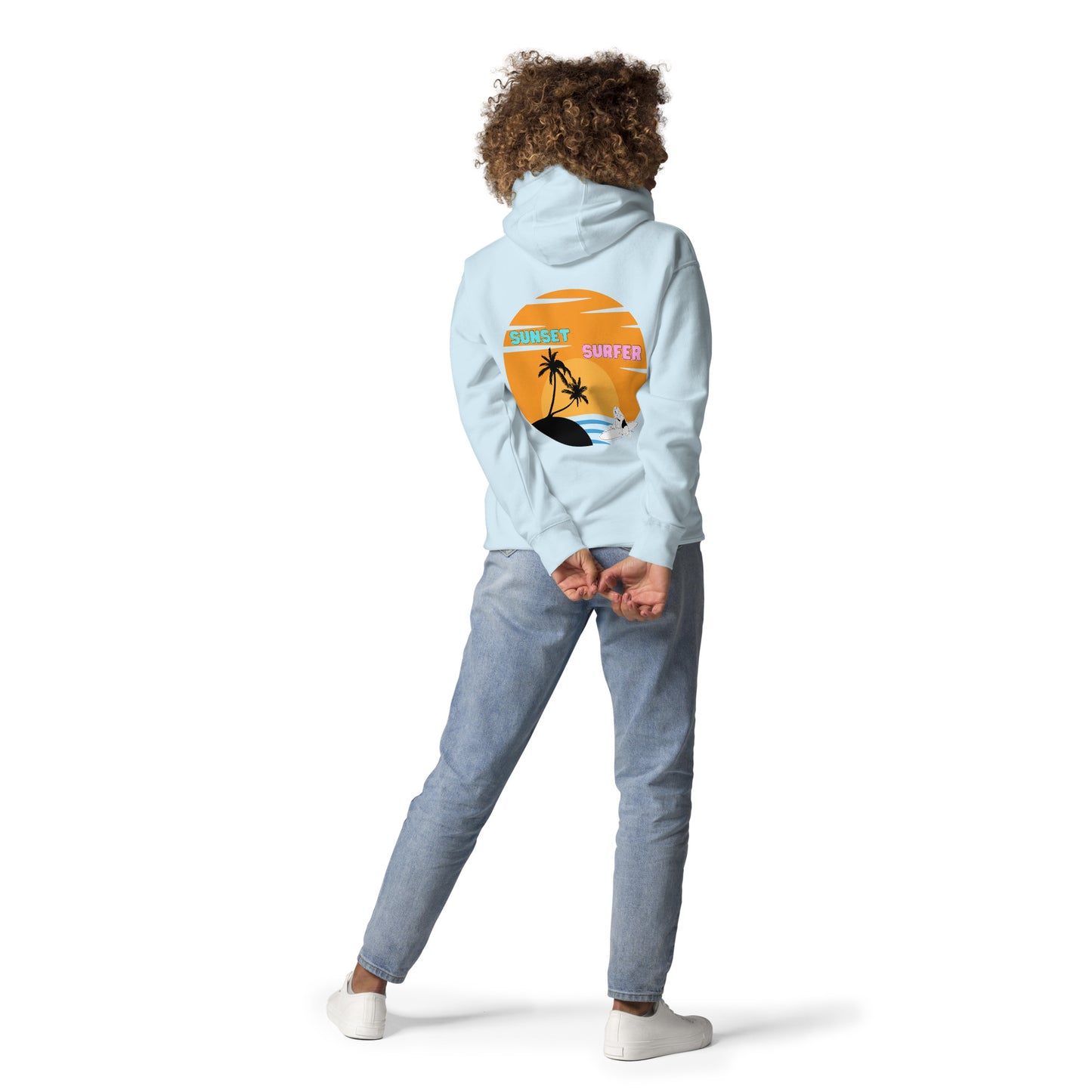 Sunset Surfer Premium Hoodie