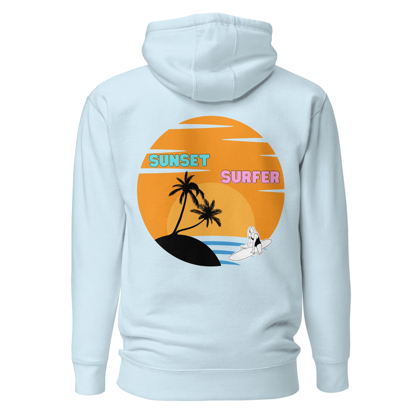 Sunset Surfer Premium Hoodie