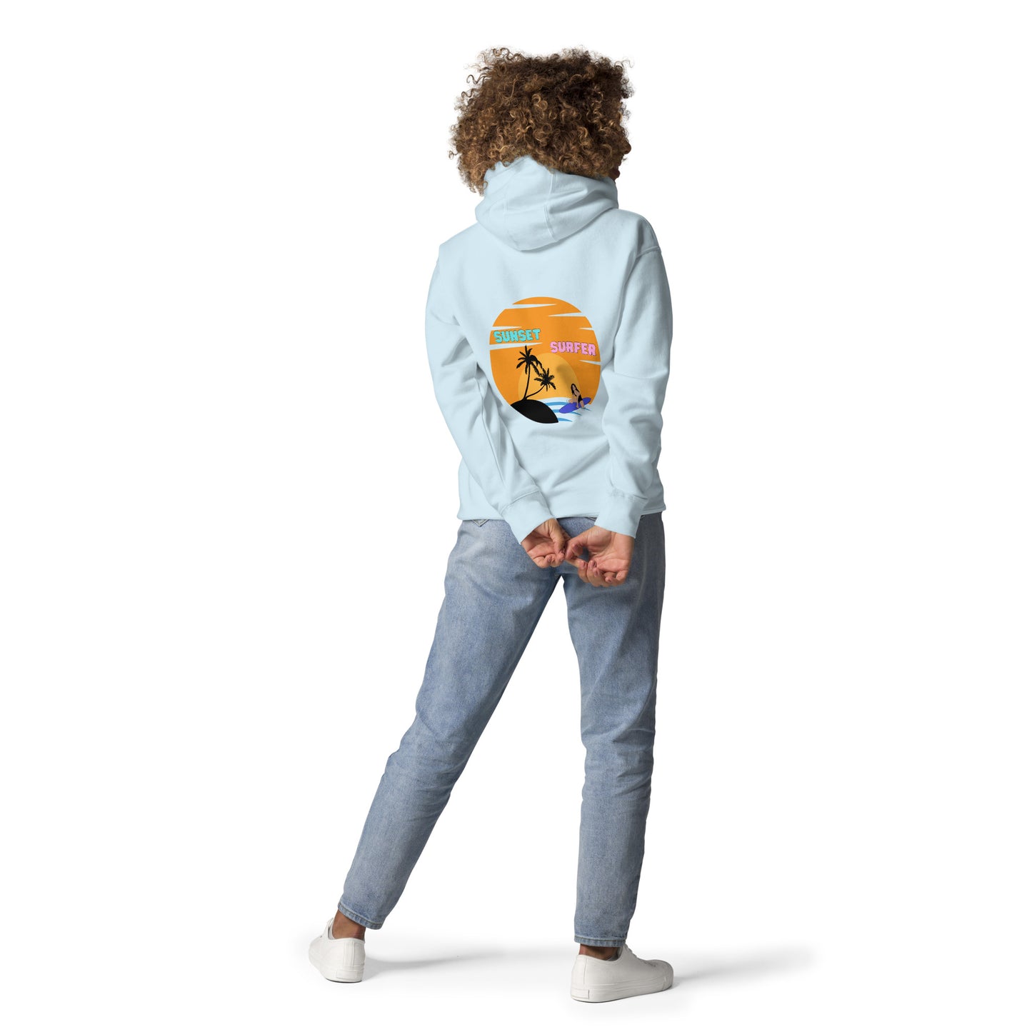 Sunset Surfer Premium Hoodie