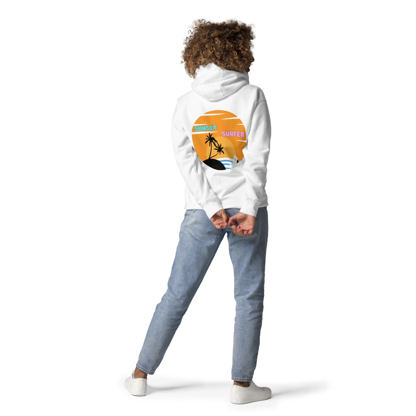 Sunset Surfer Premium Hoodie