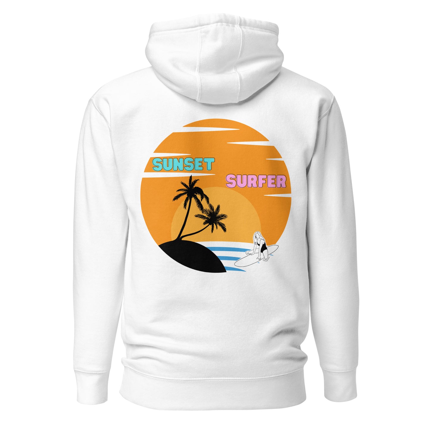 Sunset Surfer Premium Hoodie