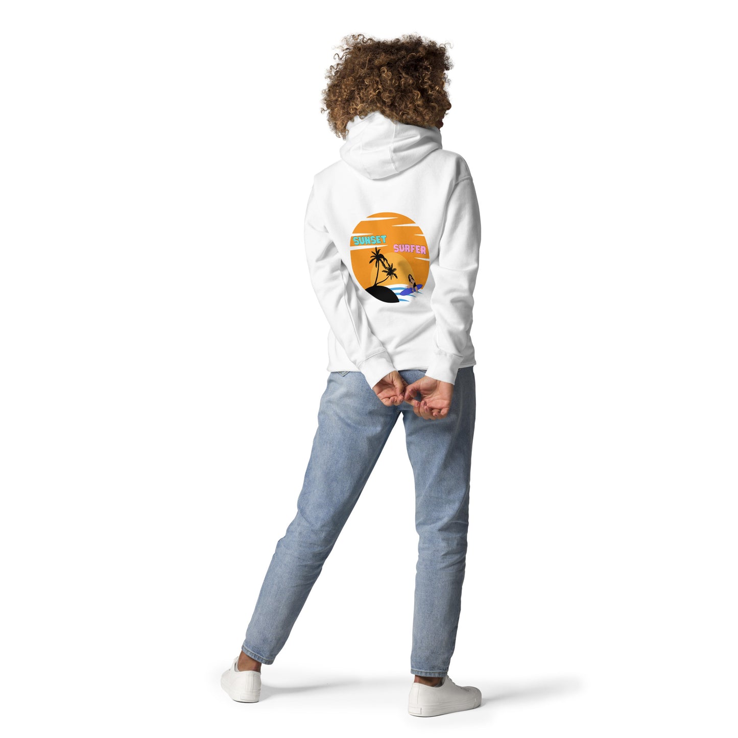 Sunset Surfer Premium Hoodie