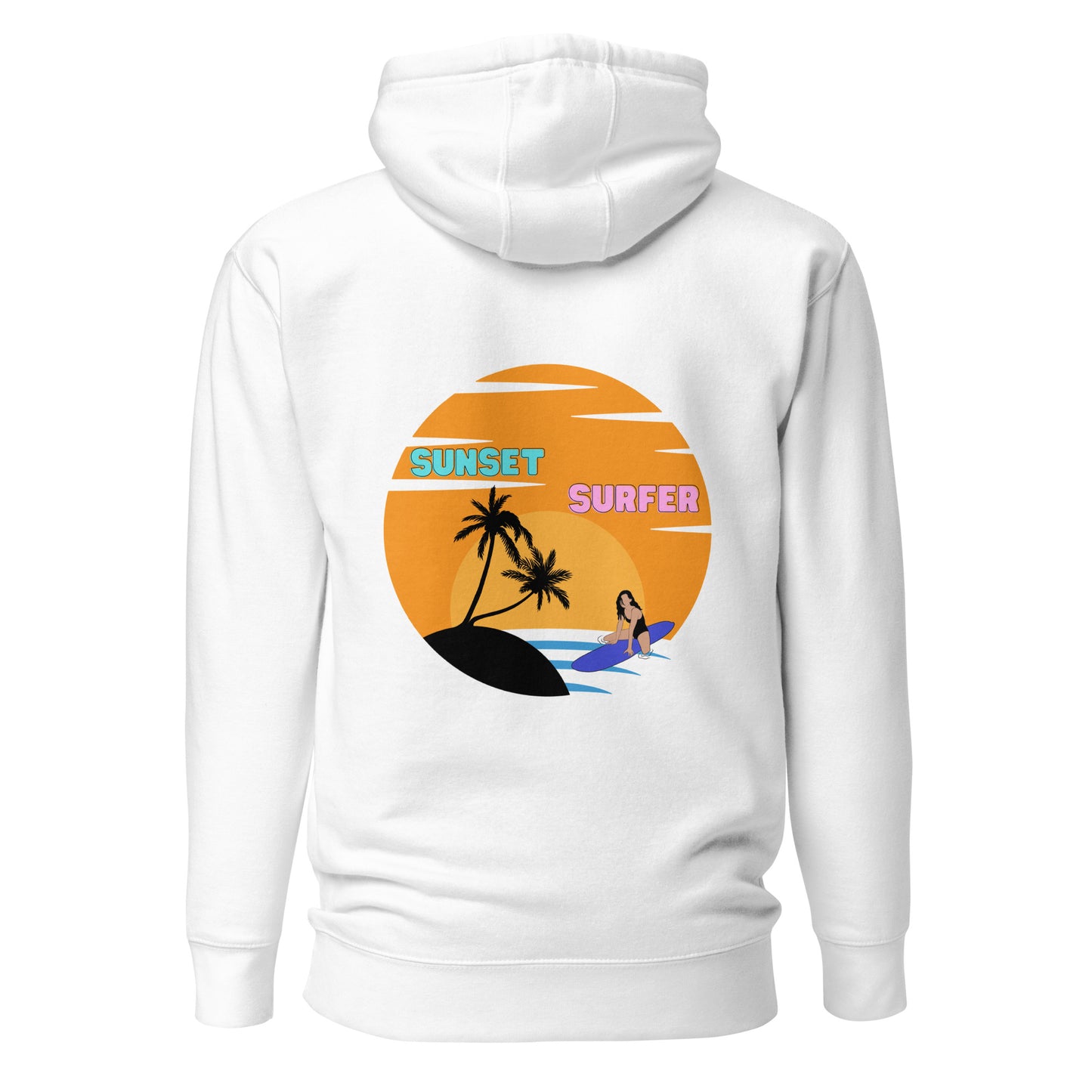 Sunset Surfer Premium Hoodie