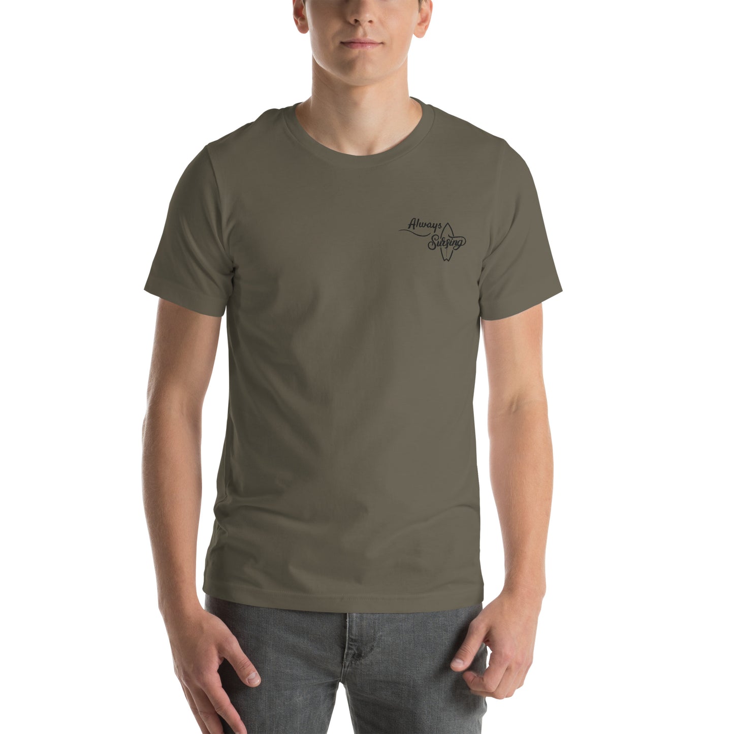 Embroidered Always Surfing Plain Tee