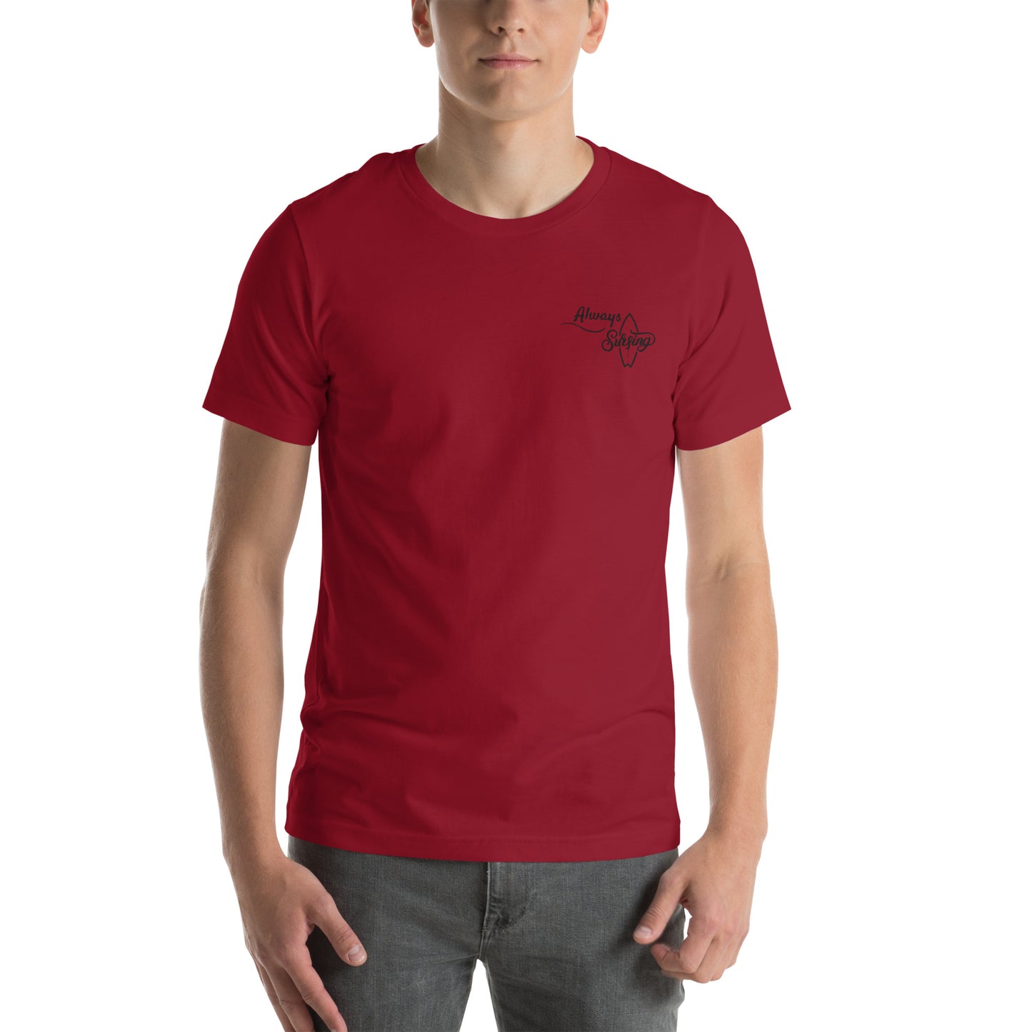 Embroidered Always Surfing Plain Tee