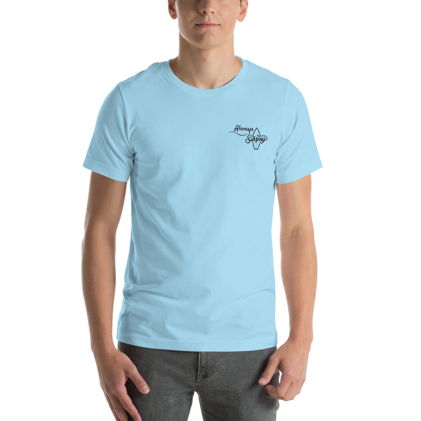 Embroidered Always Surfing Plain Tee