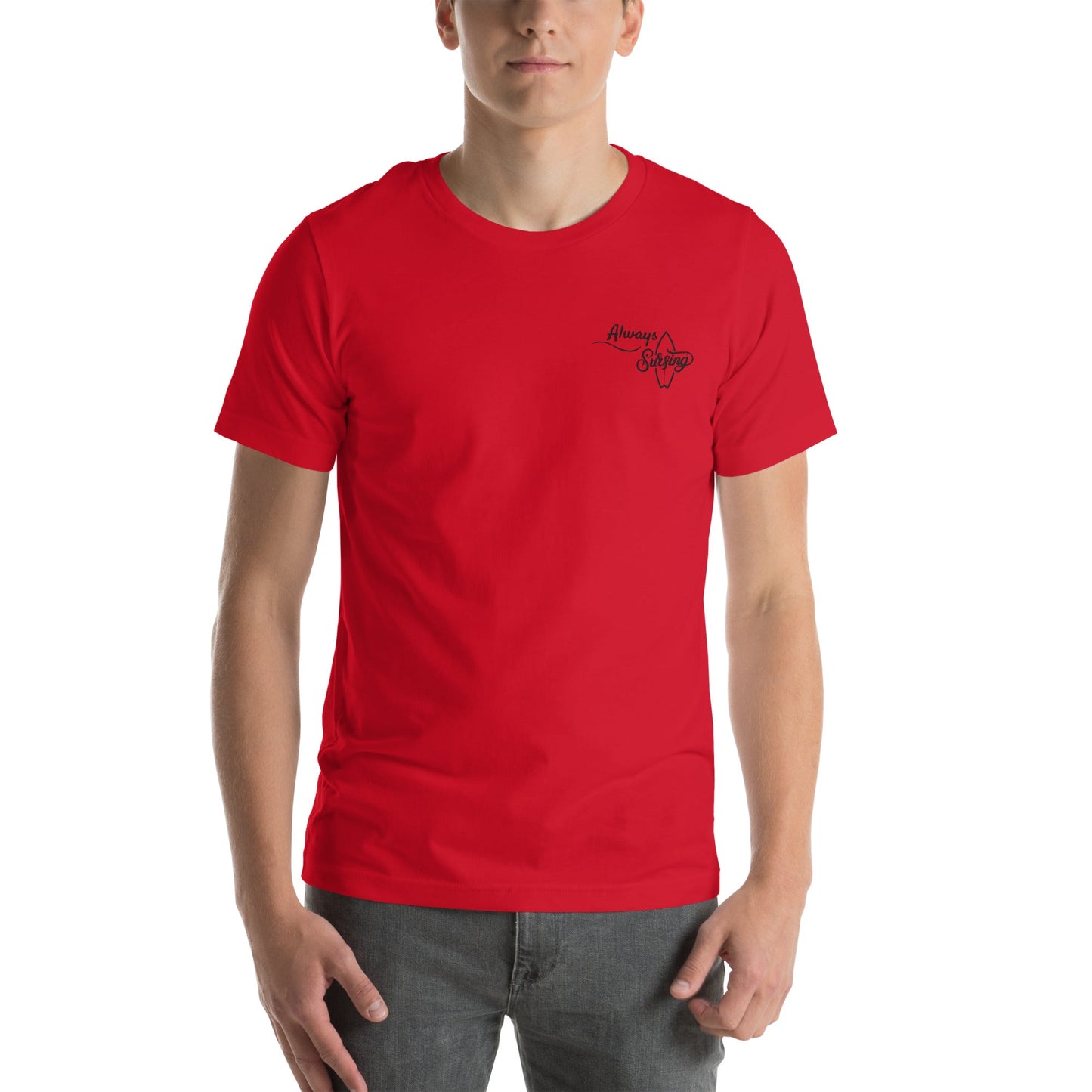 Embroidered Always Surfing Plain Tee