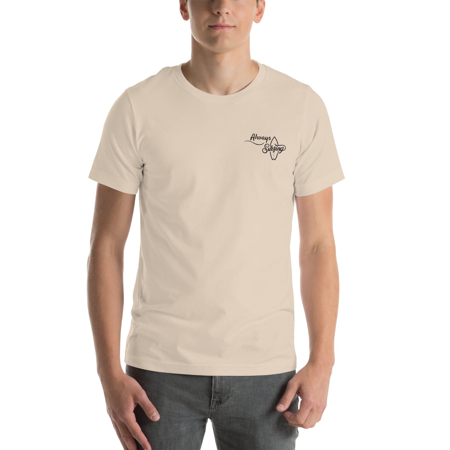 Embroidered Always Surfing Plain Tee