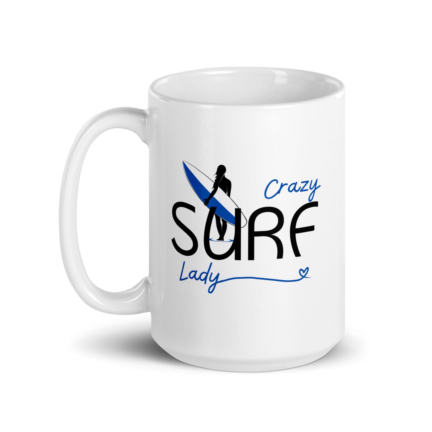 Crazy Surf Lady Mug