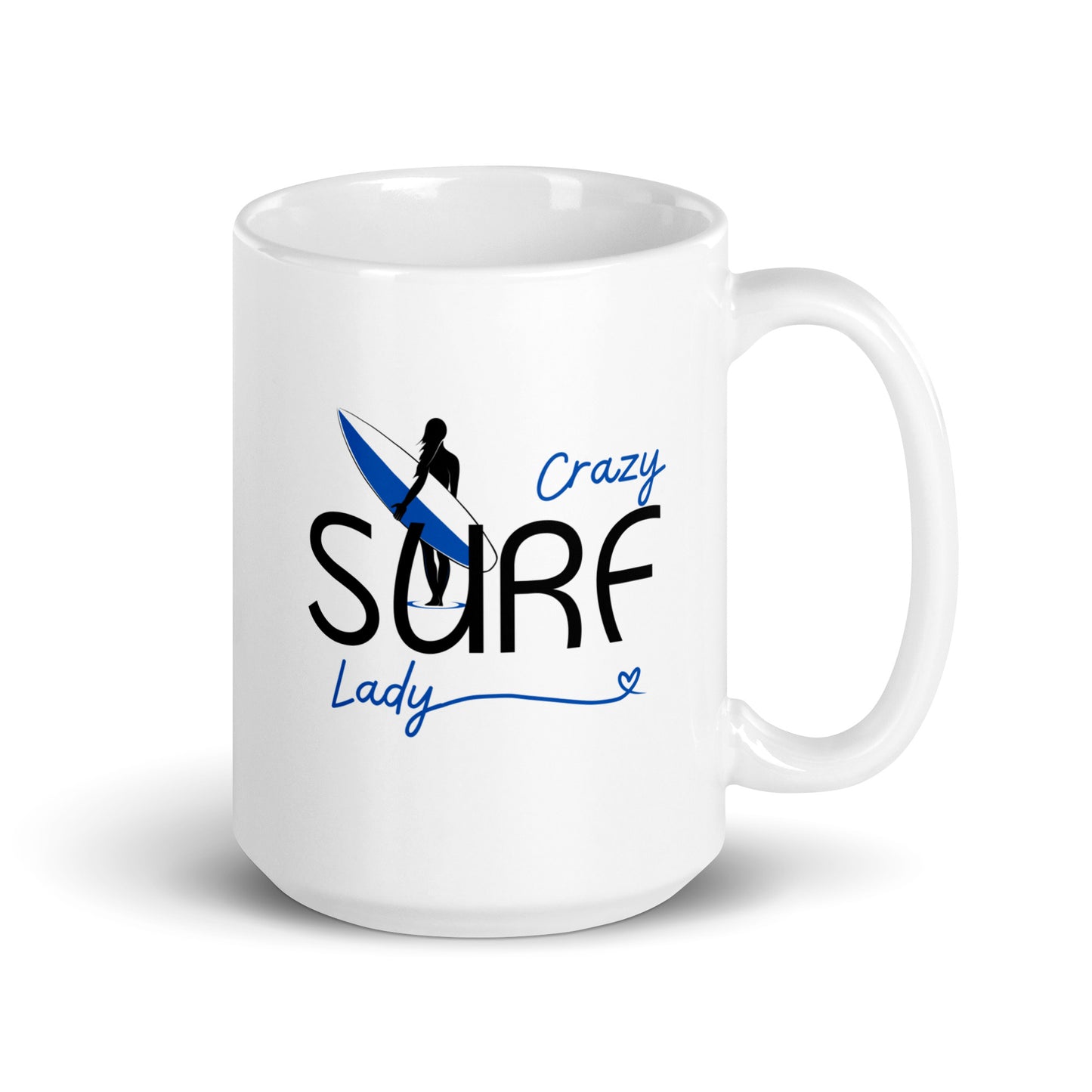 Crazy Surf Lady Mug