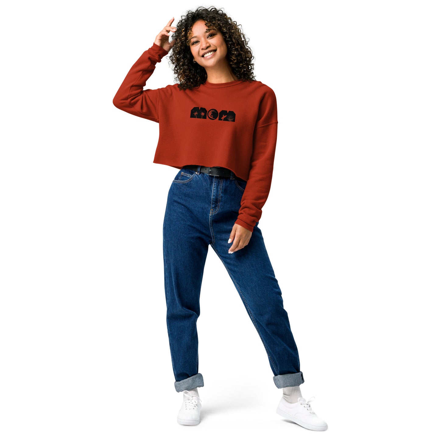 MOM Crop Sweatshirt