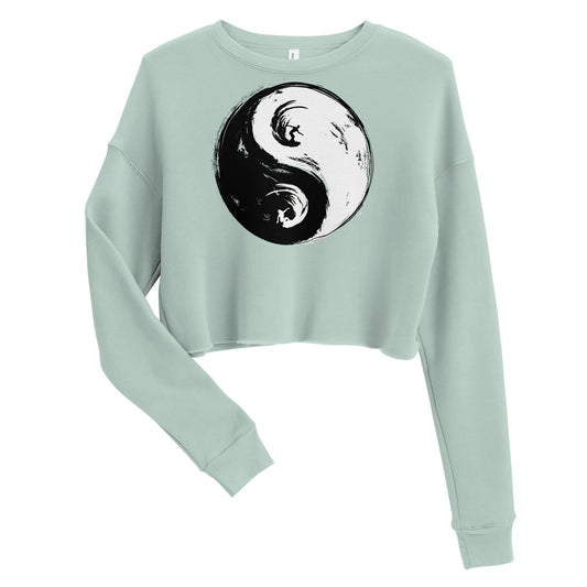 Yin Yang Crop Sweater