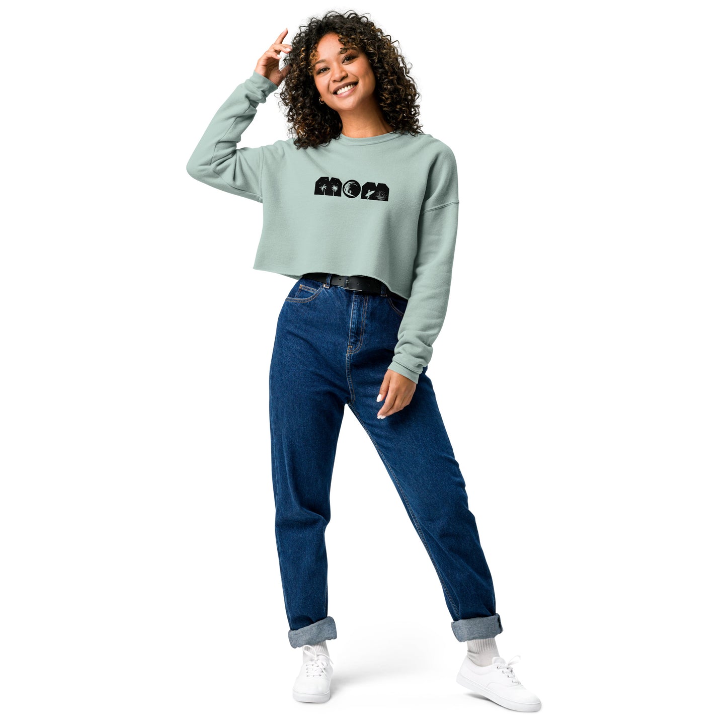 MOM Crop Sweatshirt