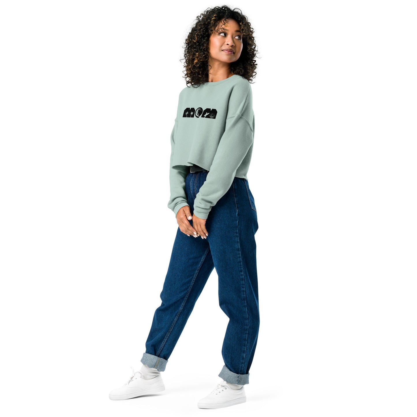 MOM Crop Sweatshirt