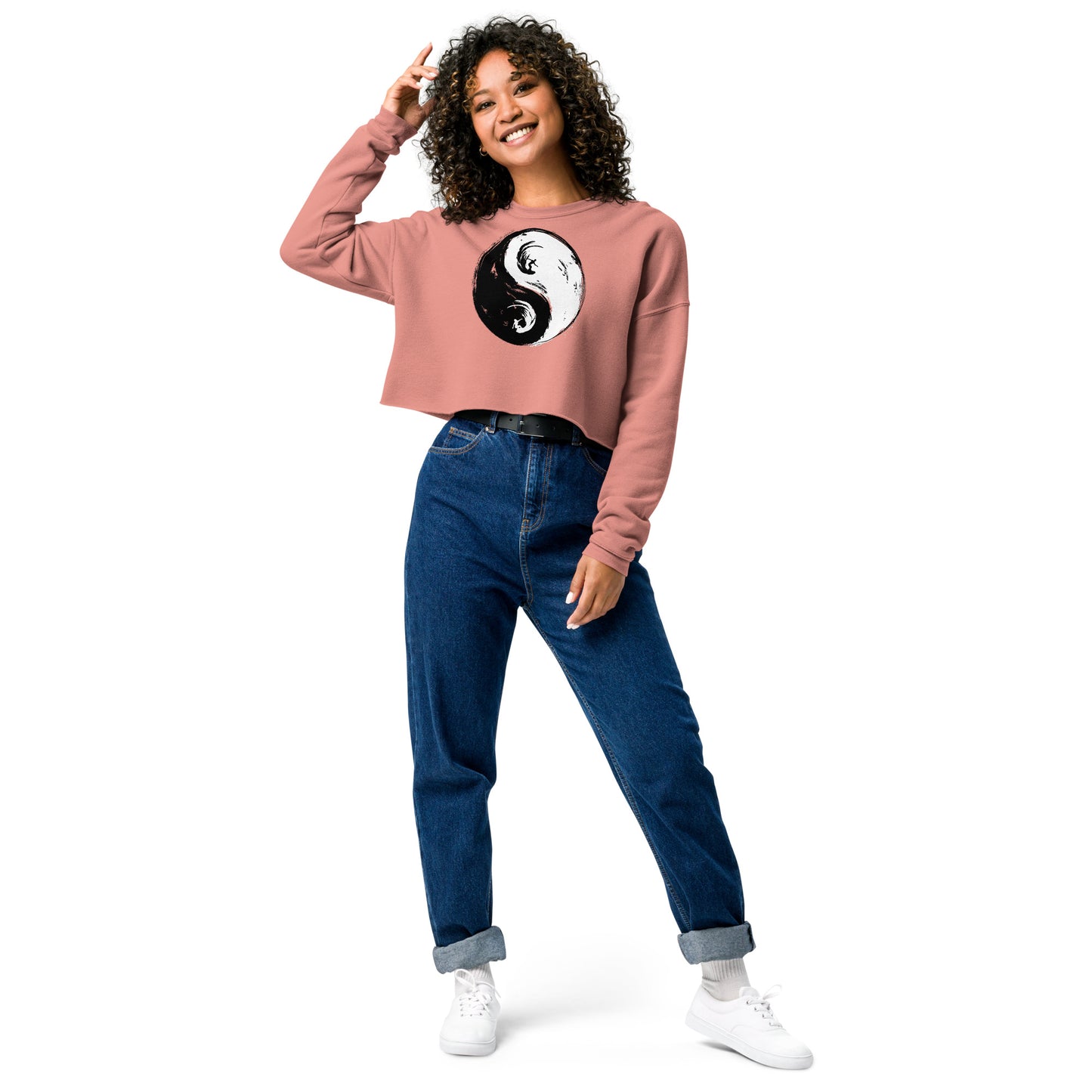 Yin Yang Crop Sweater