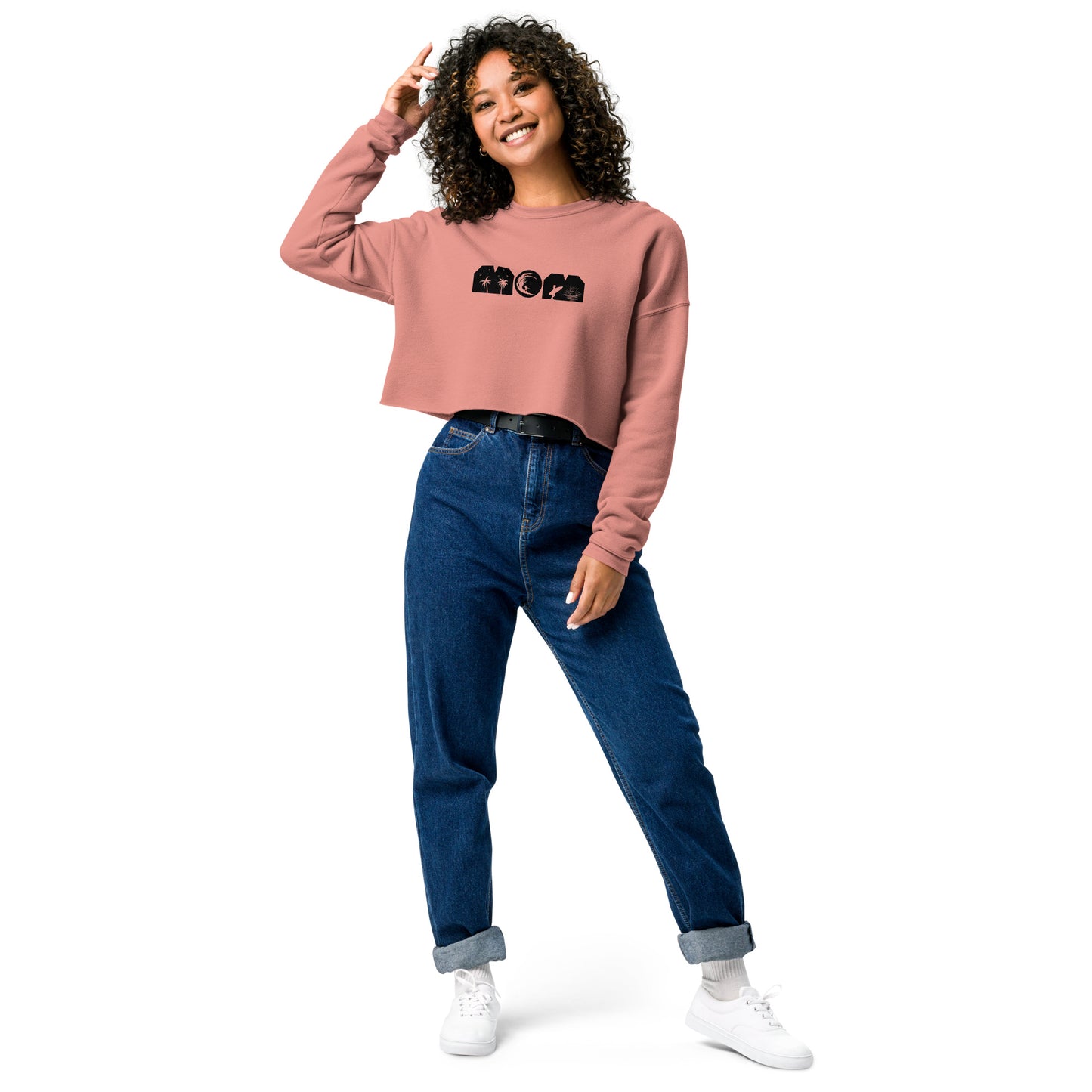 MOM Crop Sweatshirt