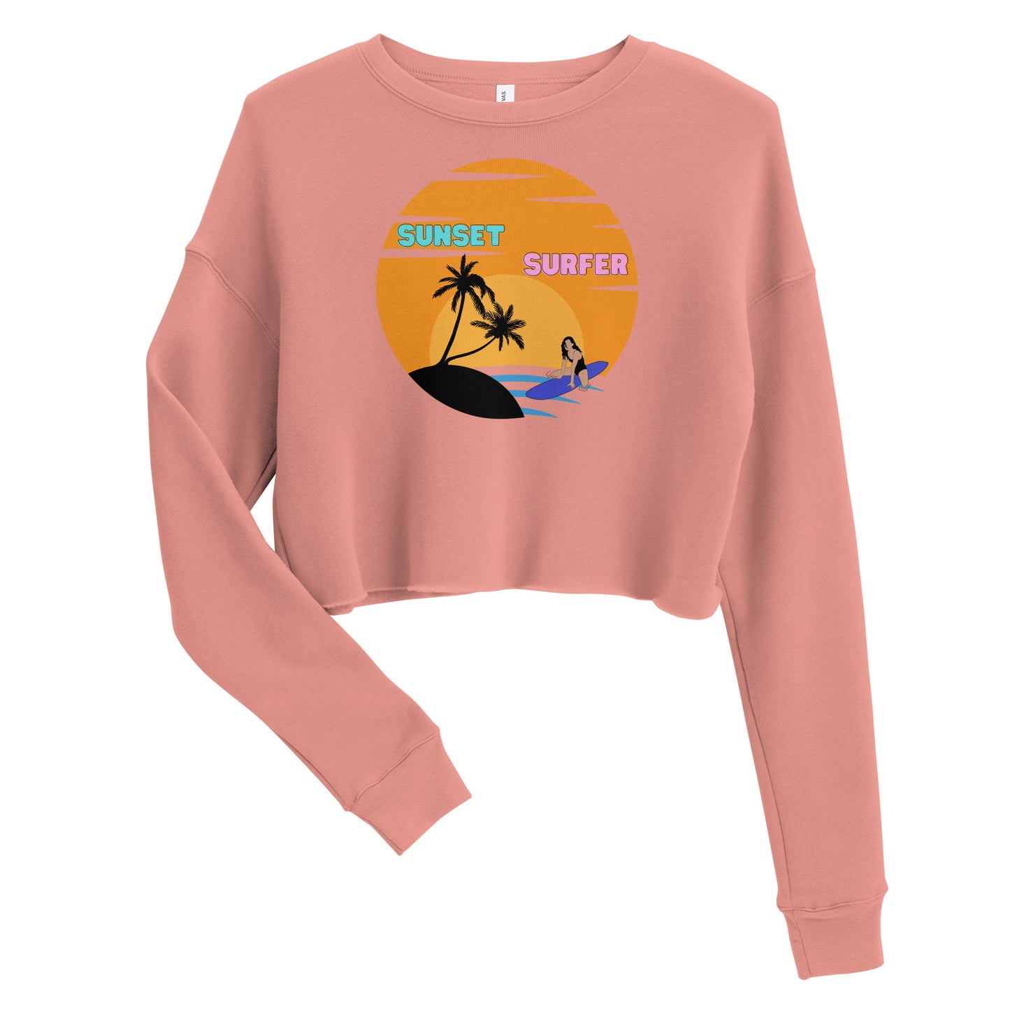 Sunset Surfer Crop Sweater