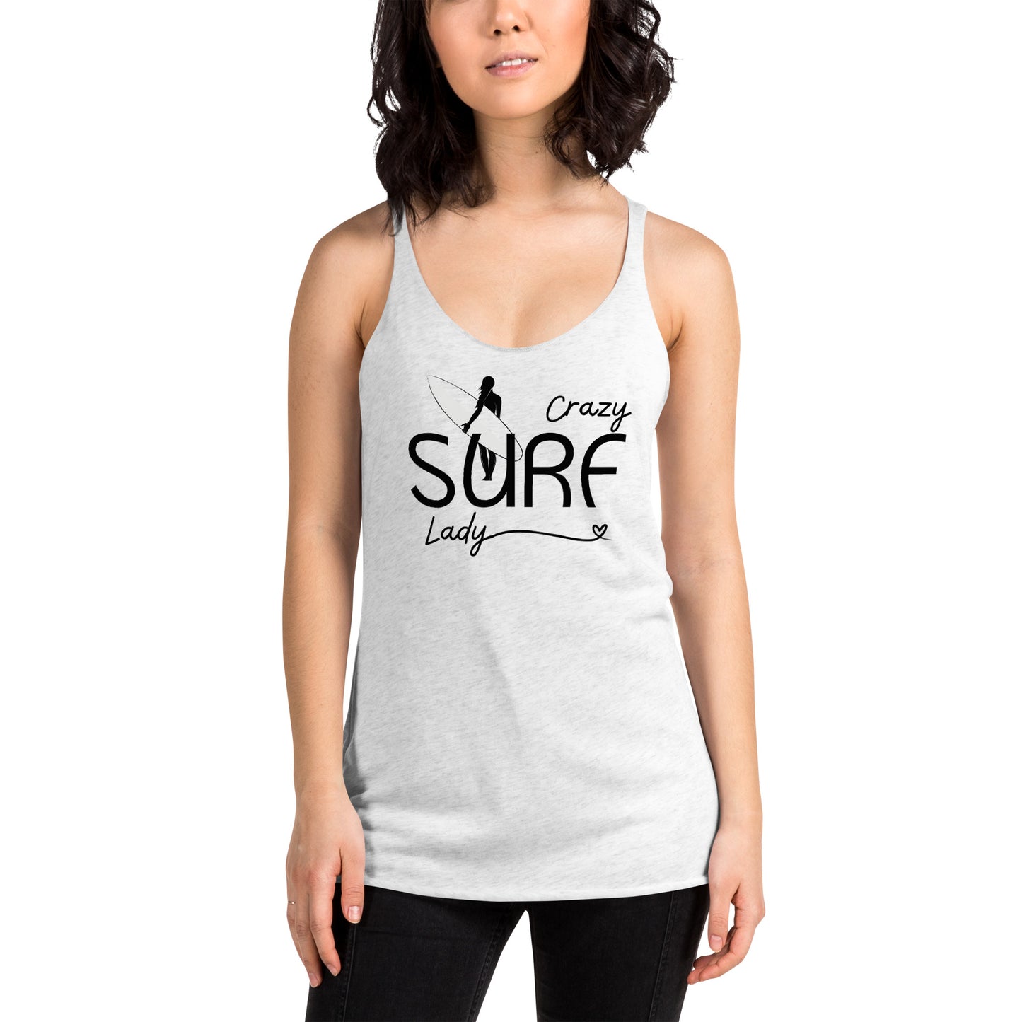 Crazy Surf Lady Tank