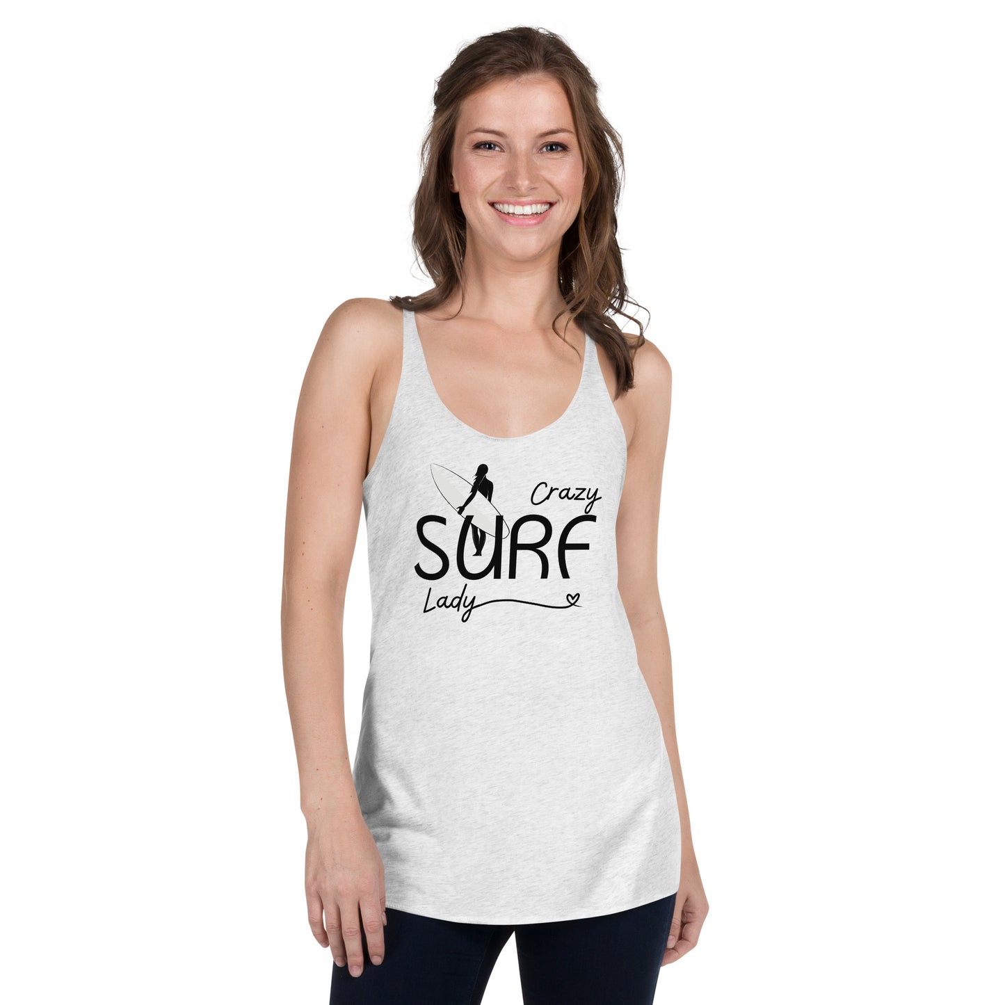 Crazy Surf Lady Tank