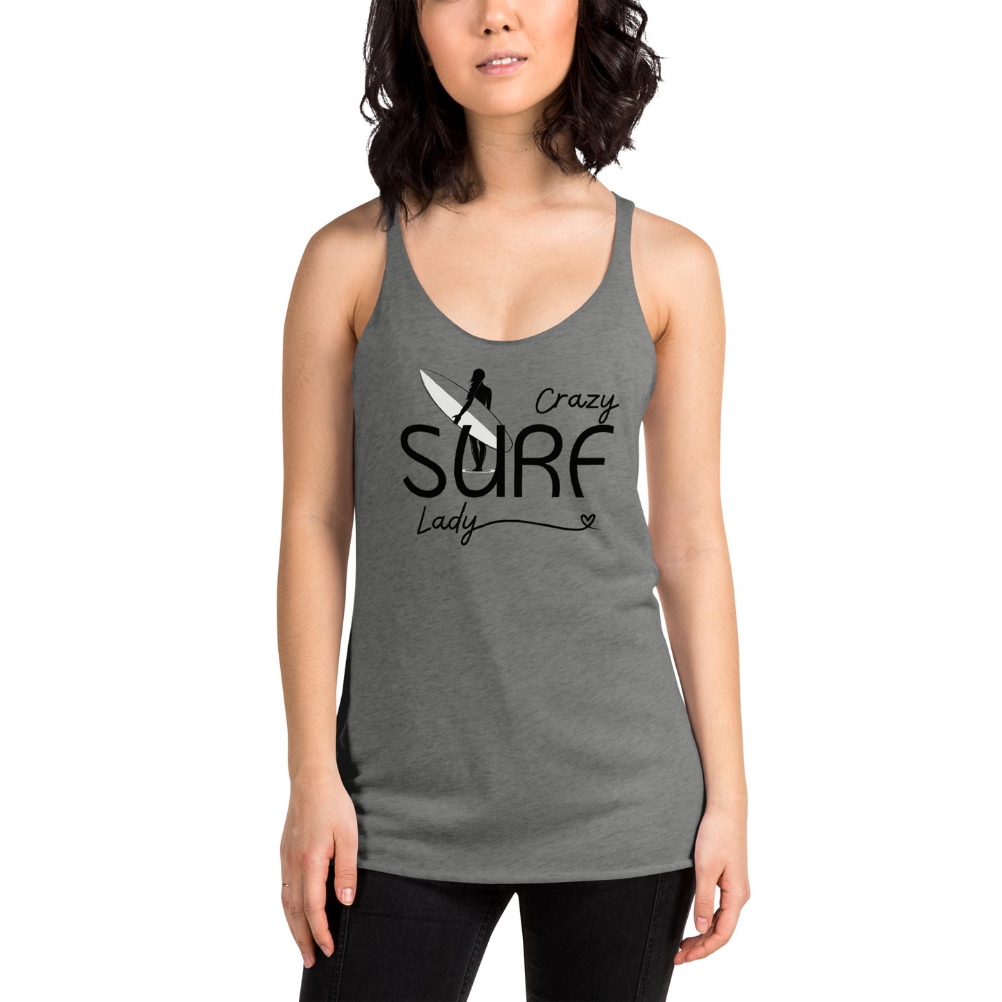 Crazy Surf Lady Tank