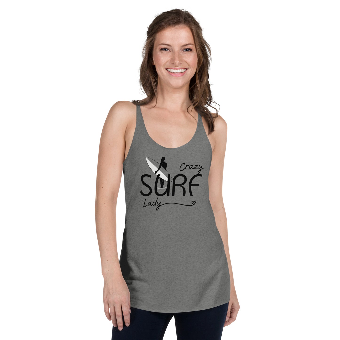 Crazy Surf Lady Tank