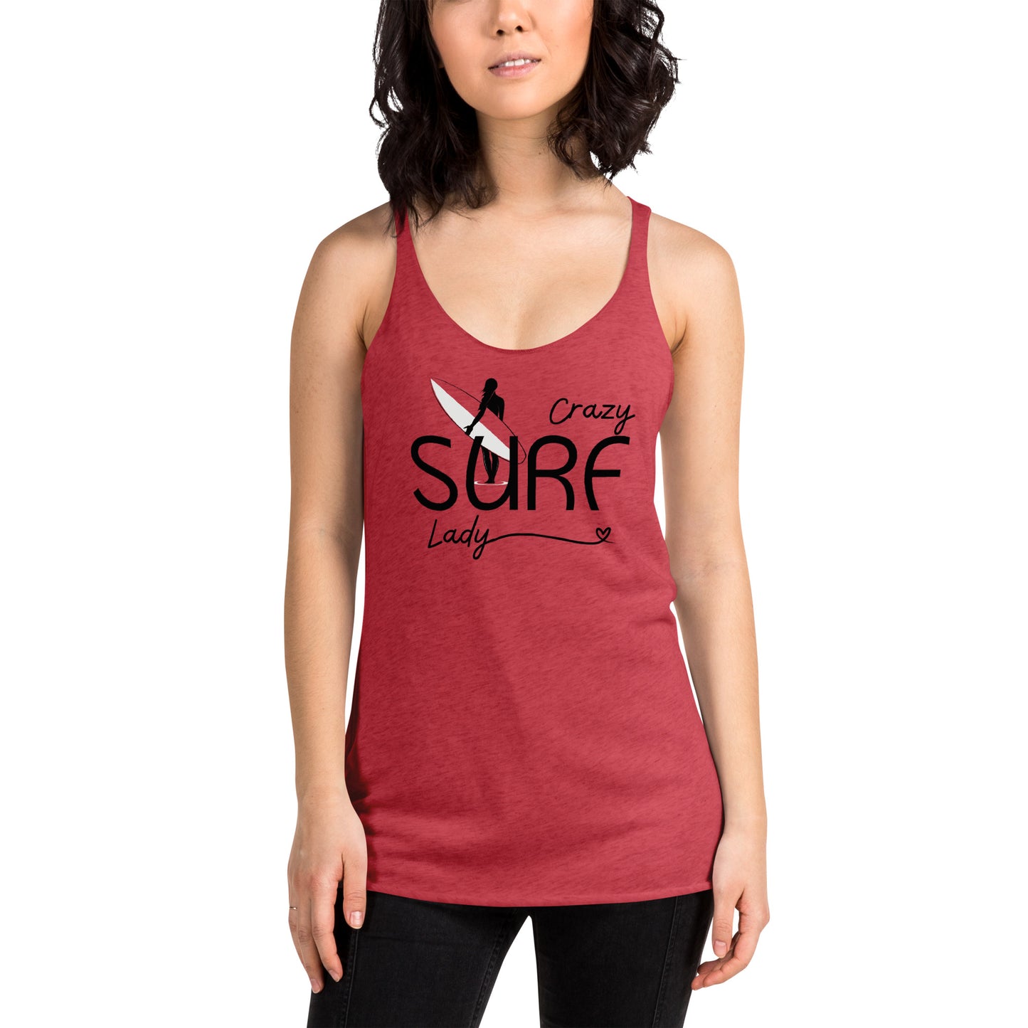 Crazy Surf Lady Tank