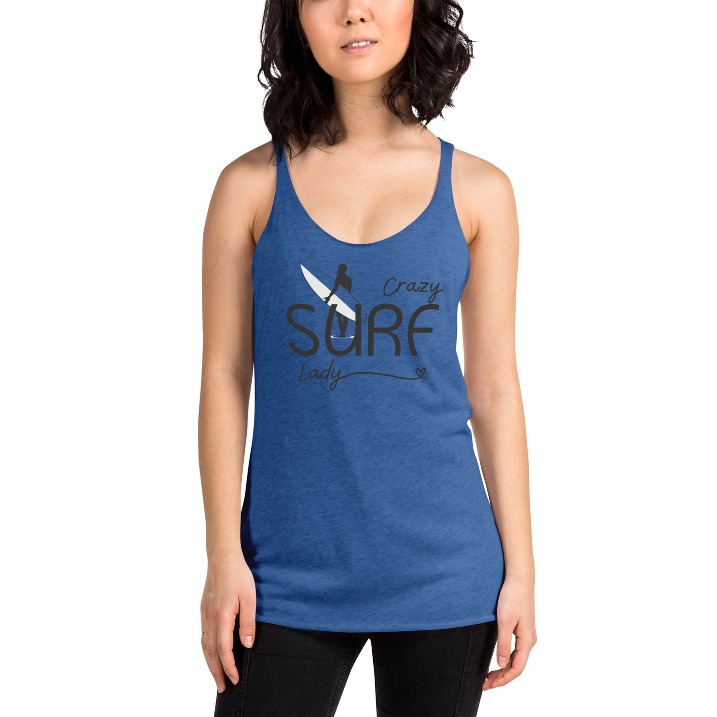 Crazy Surf Lady Tank