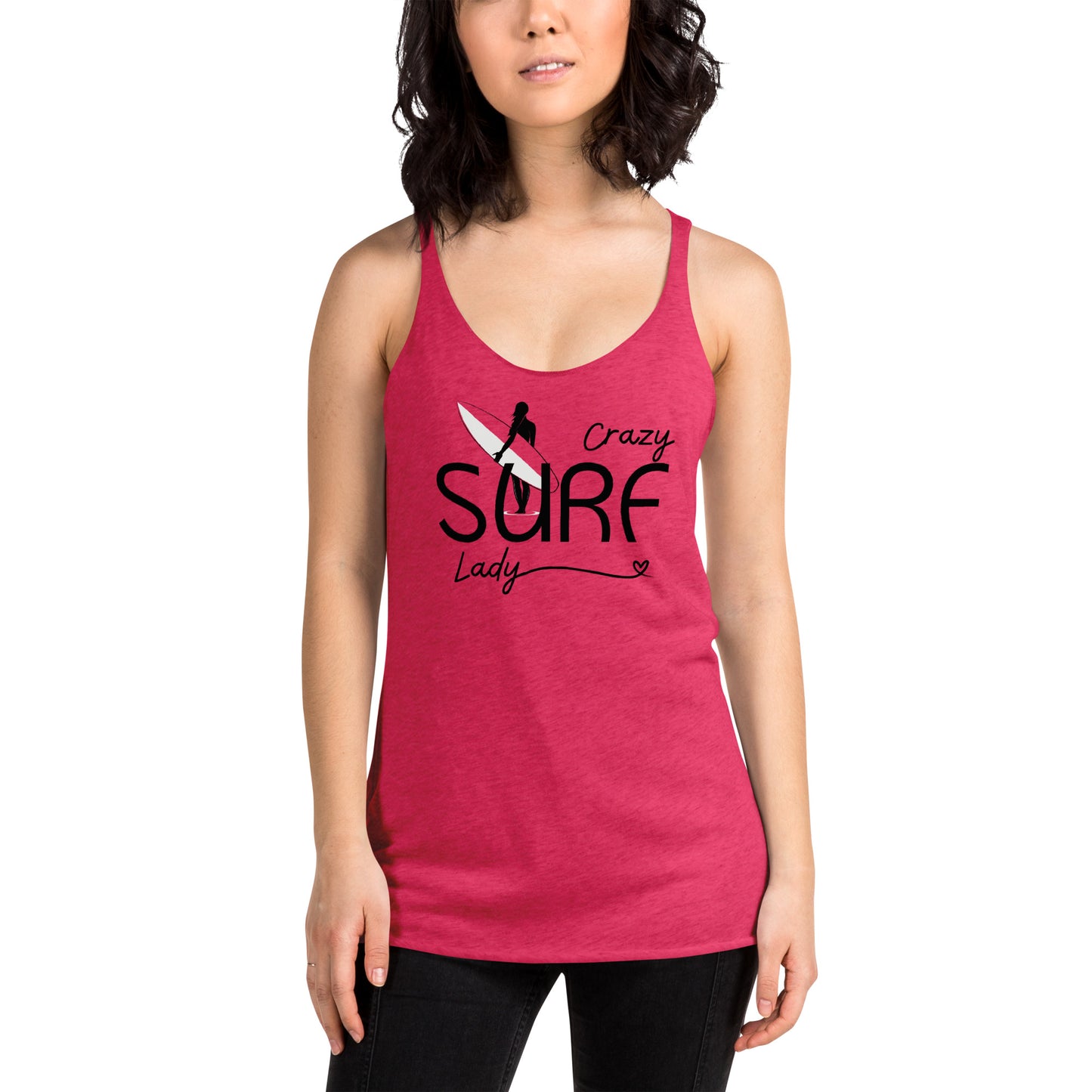 Crazy Surf Lady Tank