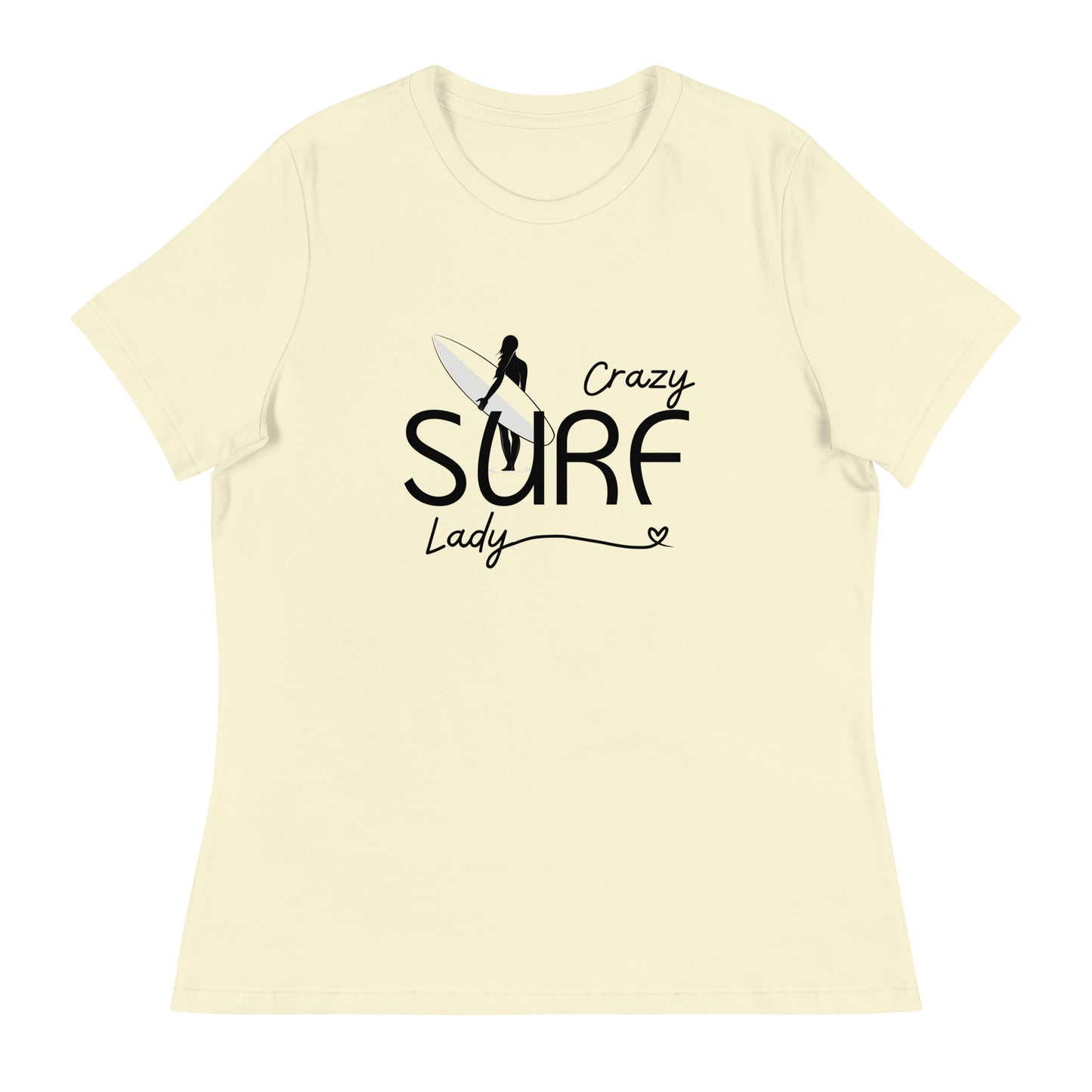 Crazy Surf Lady Relaxed Tee