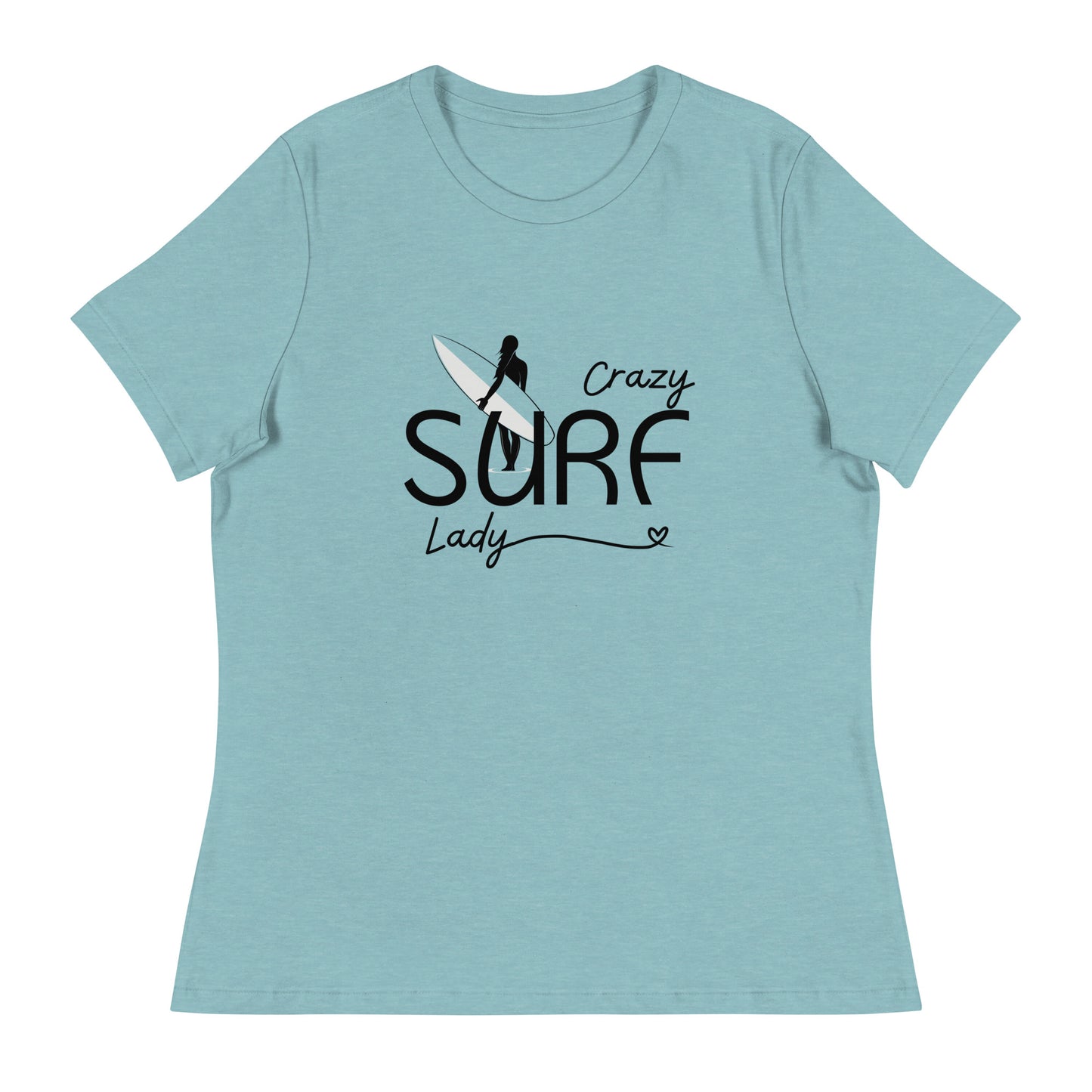 Crazy Surf Lady Relaxed Tee