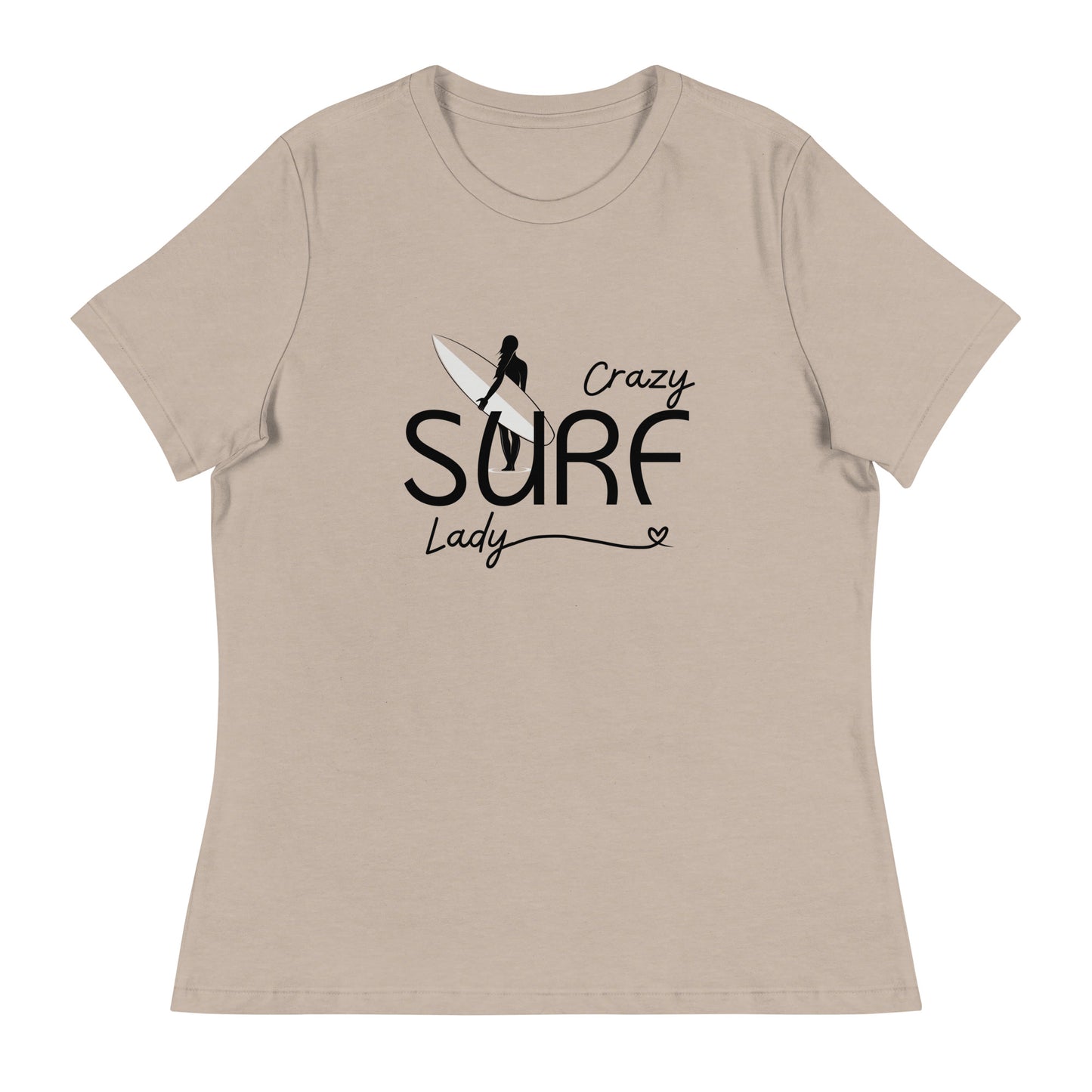 Crazy Surf Lady Relaxed Tee