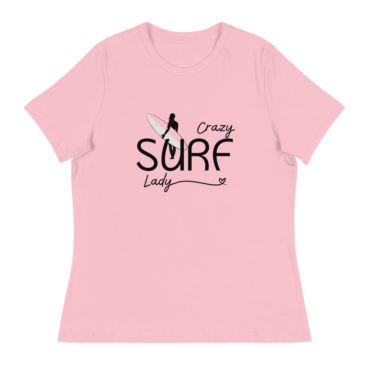 Crazy Surf Lady Relaxed Tee